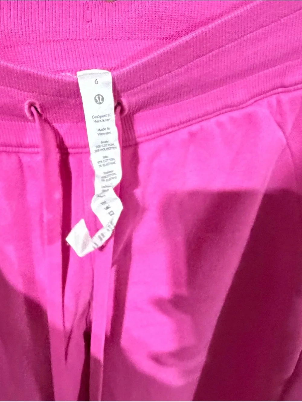 Lululemon – Scuba High-Rise Jogger Full Length – Sonic Pink – Sz. 6